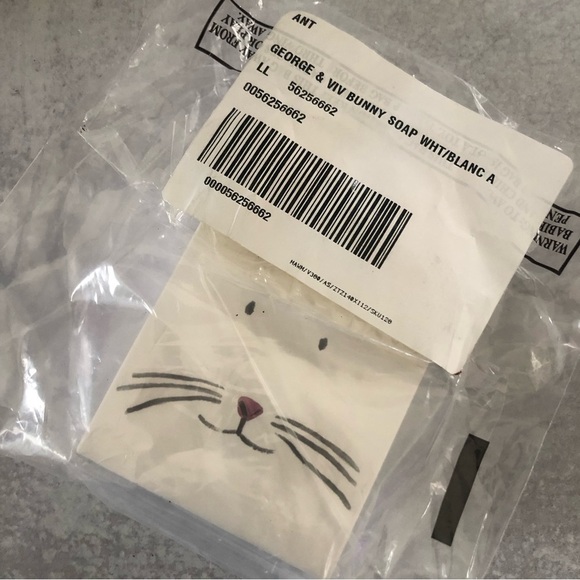 Anthropologie George & Viv Chocolate Bunny Scented Soap 5.3oz NWT - Picture 5 of 6